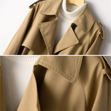 Trench vintage pour femmes | Manteau long élégant