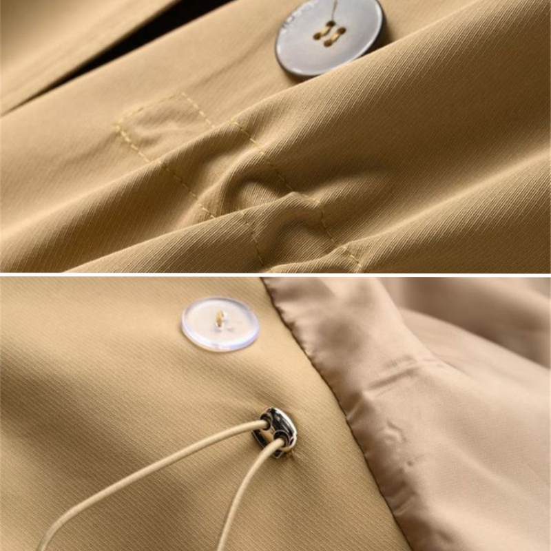 Trench vintage pour femmes | Manteau long élégant