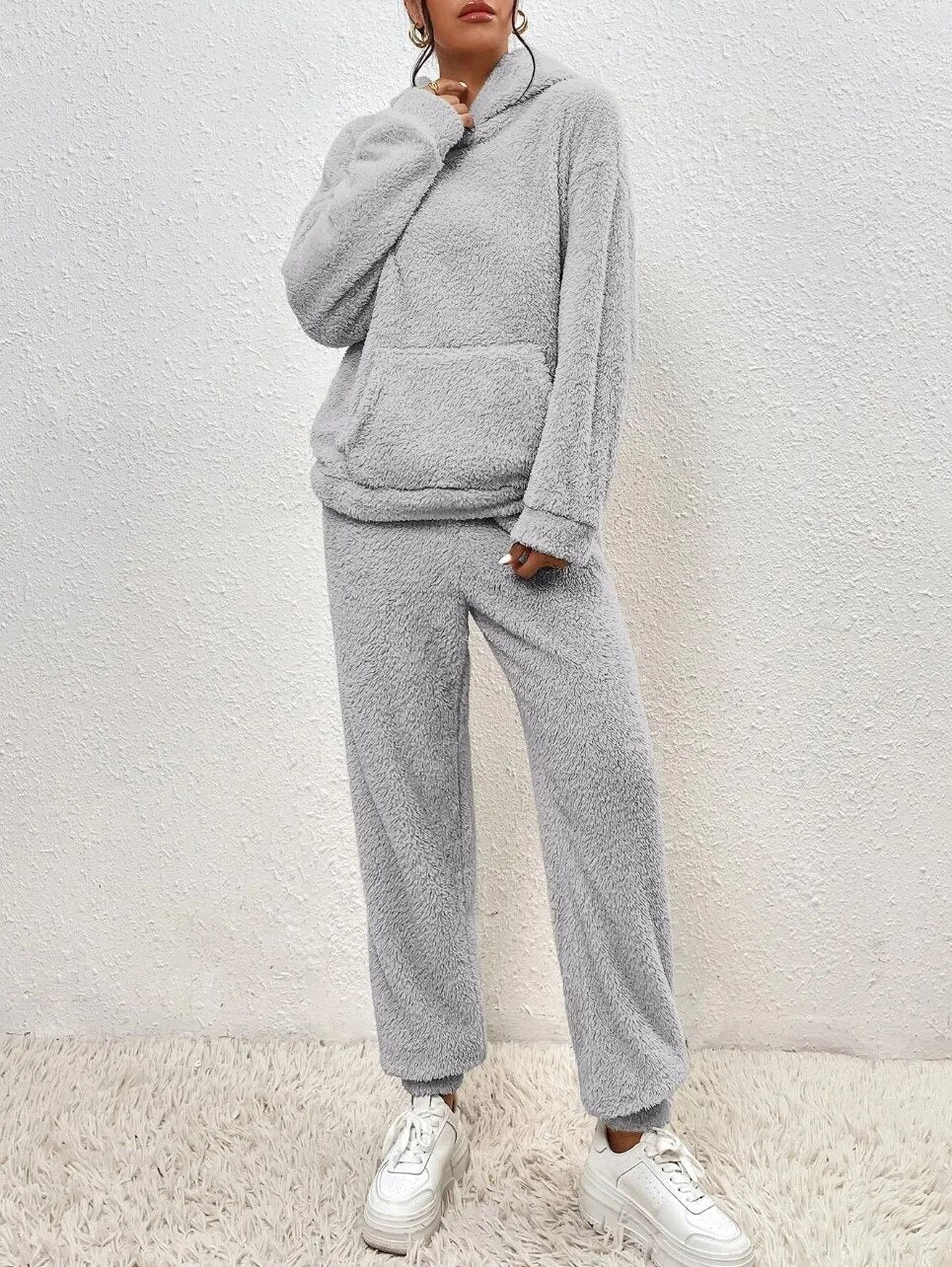 Ensemble teddy pour femmes | Hoodie et pantalon