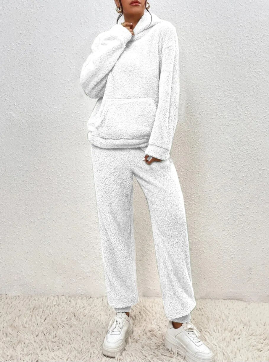 Ensemble teddy pour femmes | Hoodie et pantalon