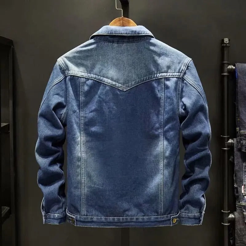 Veste en denim pour hommes | Doublure polaire