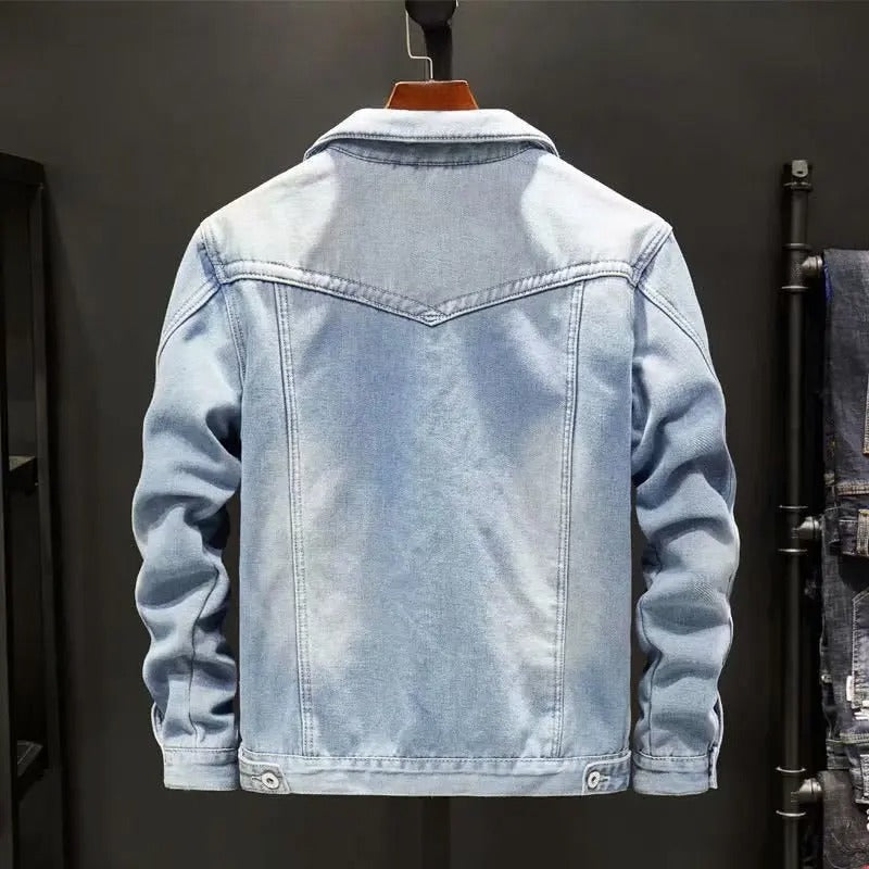 Veste en denim pour hommes | Doublure polaire