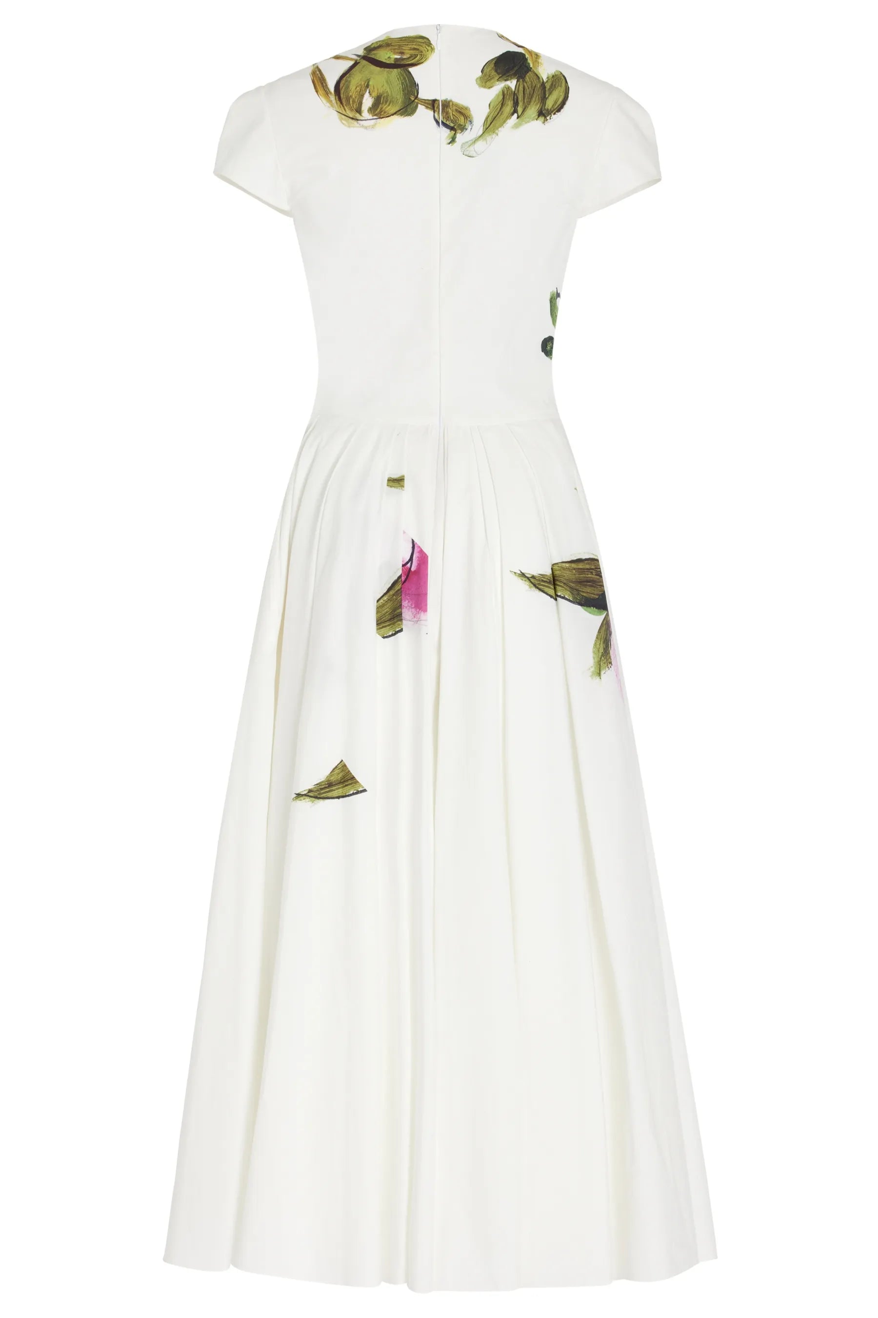 Tirenta - Robe Longue Roses Peintes